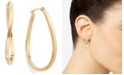 Macy's Twist Hoop Earrings in 10k Gold